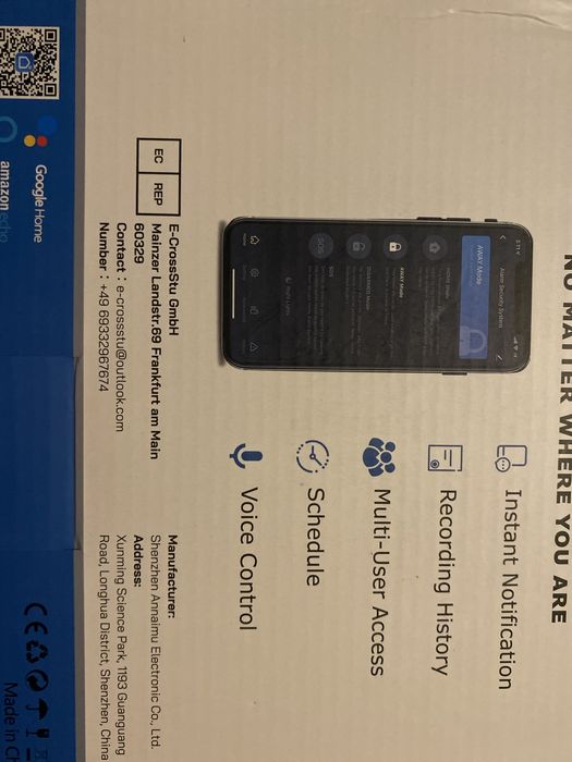 Sistem de alarma smart wi fi AGSHOME 8 senzori