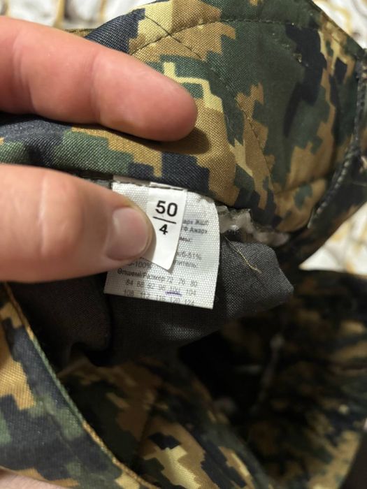 Комуфляжные брюки размер 100