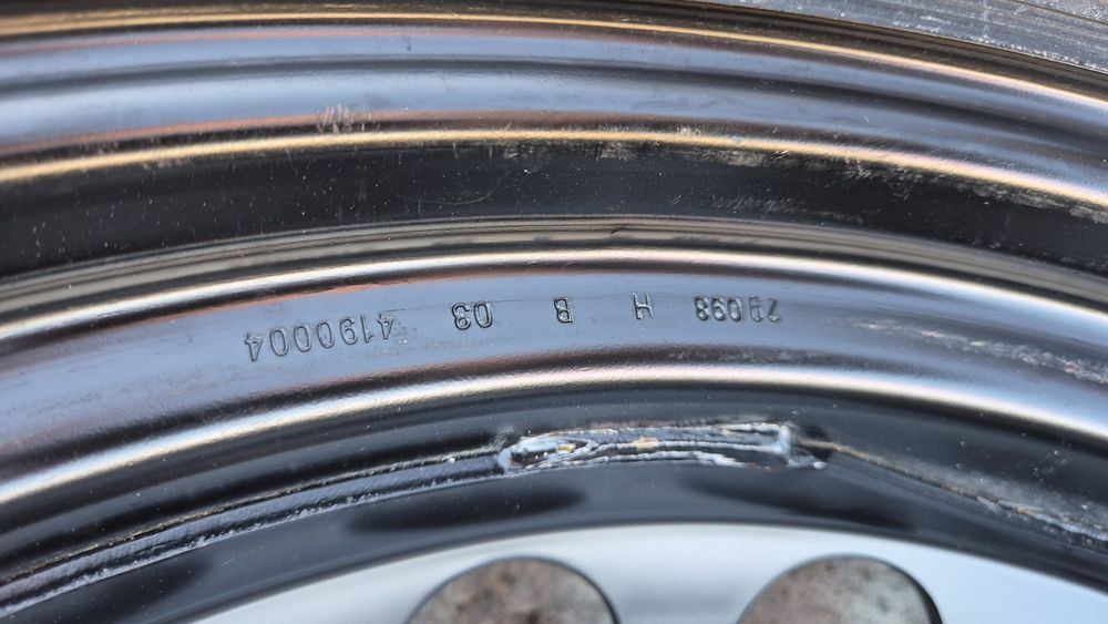 Резервна гума /ПАТЕРИЦА/ 5x112 VW SEAT SKODA AUDI A4 B8 A5 R19 5/112 8