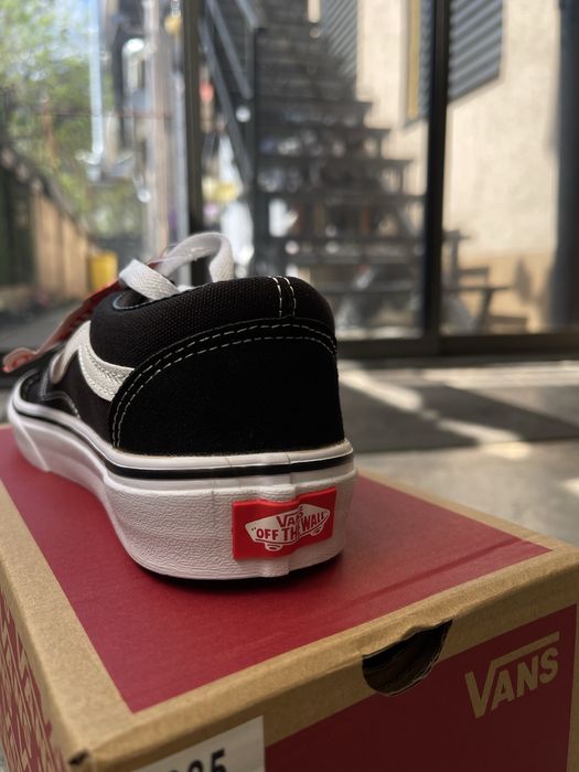 VANS OLD SKOOL alb/negru
