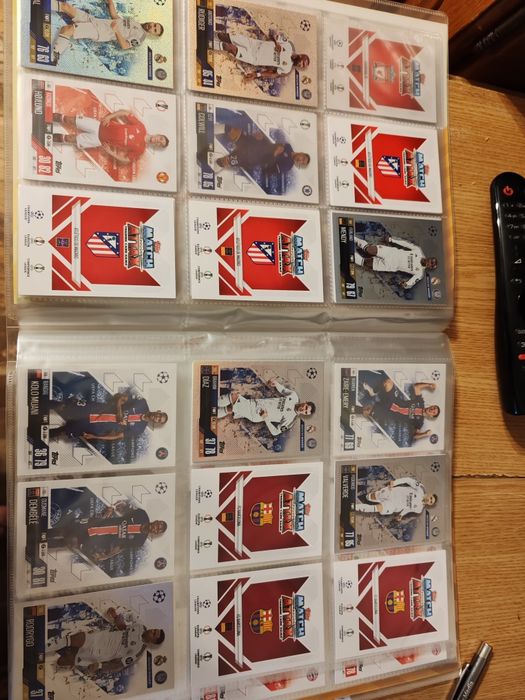 Album Match Attax 24/25 UCL completat partial 173 Topps rare limited edition