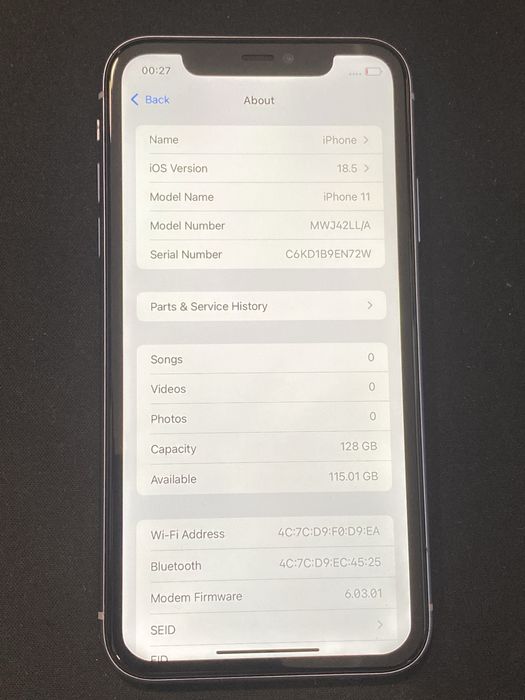 Iphone 11 128Gb ID-XXL2009
