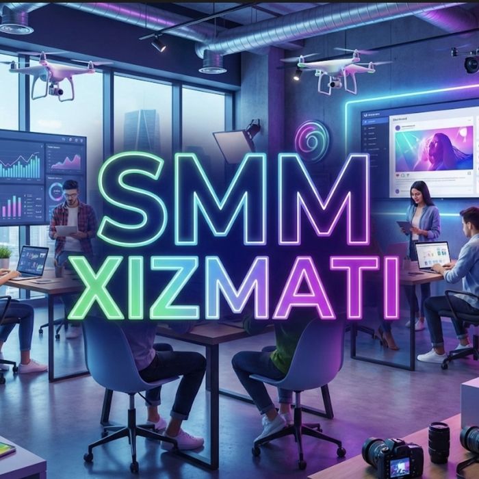 SMM xizmati komanda bilan  | Услуга СММ