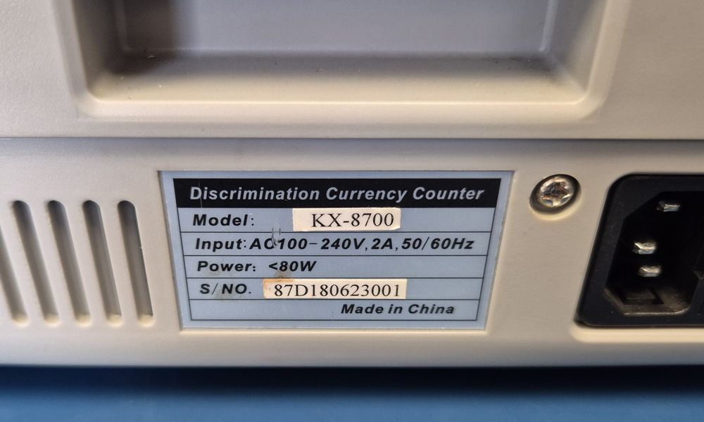 Машина за броене на банкноти Kaixun KX-8700