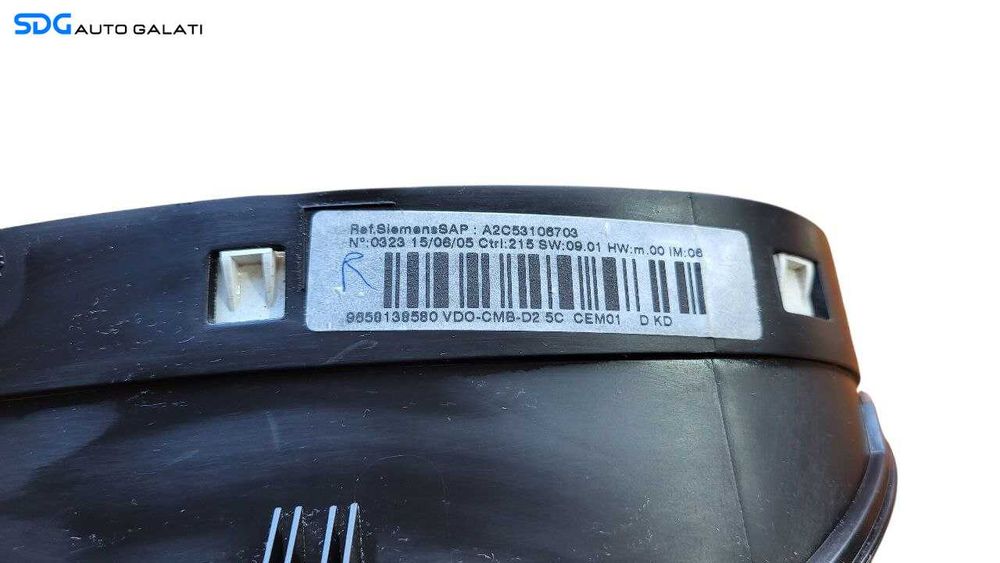 Ceas Ceasuri Cluster Instrumente Bord Peugeot 407 2004 - 2010 Cod A2C53010609-G A2C53106703 9658138580 [L8528]