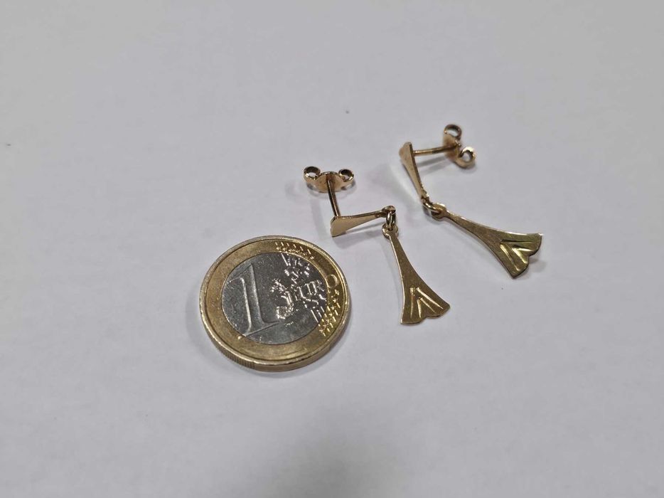 Дамски златни обеци 14К 585 / 2,18 гр.