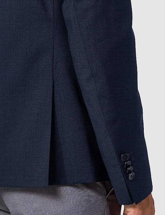 Sacou blazer slim 48 M Cinque lana super 100's bleumarin uni