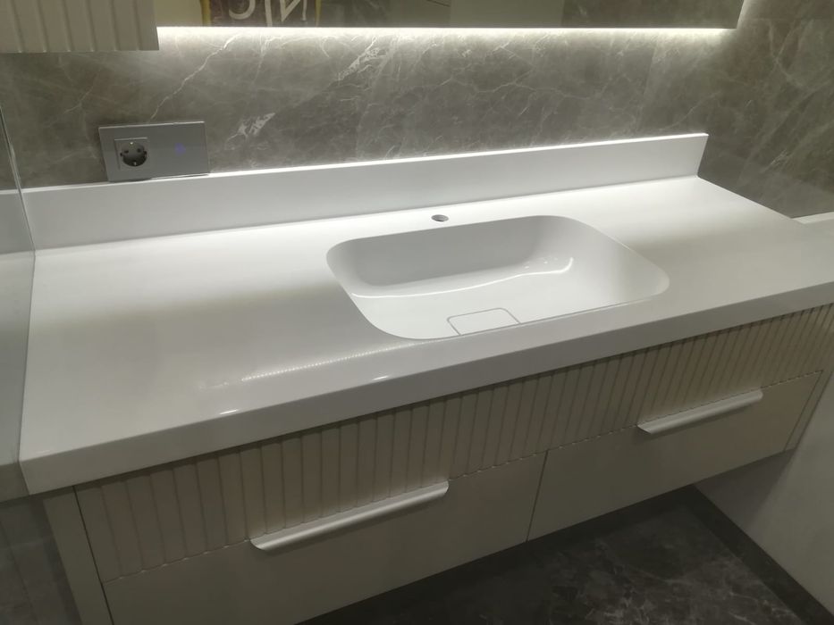 Столешница из акрилового камня,столешница ванны, литая раковина: 70 000 ...