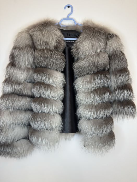 Haine blana vulpe argintie 5 in 1