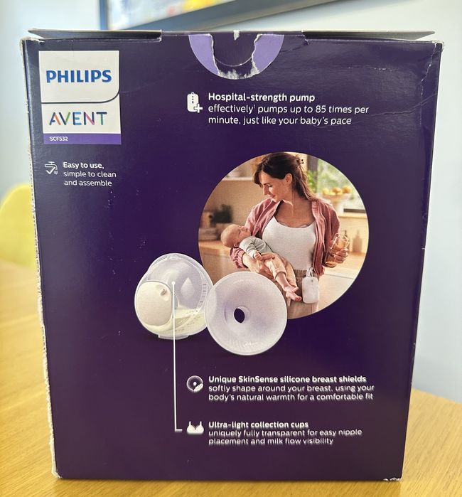 Двойна електрическа помпа за кърма  Hands- free Philips Avent