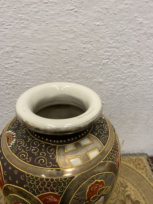 Японска ваза от порцелан сацума 1920 г