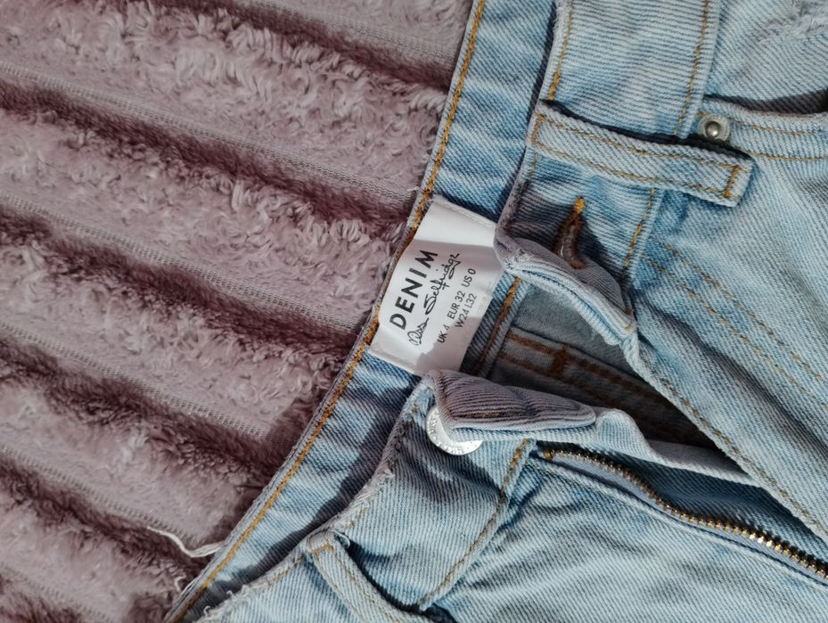 Дамски дънки Miss Selfridge, размер EUR 32, светлосин деним