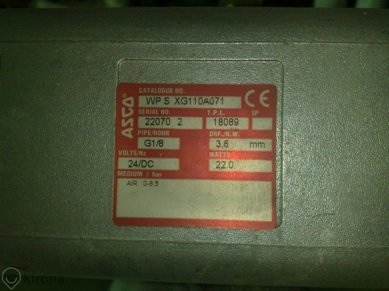 Пневматичен разпределител вентили клапани Asco Numatics