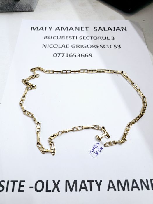 Vand lantic din aur 14 k 12.3 g cod 617