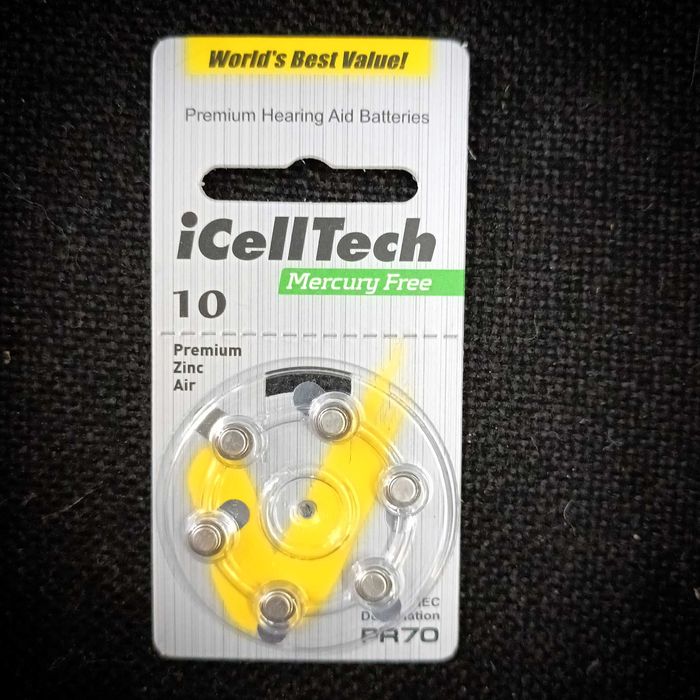 Батарейки для слуховых аппаратов