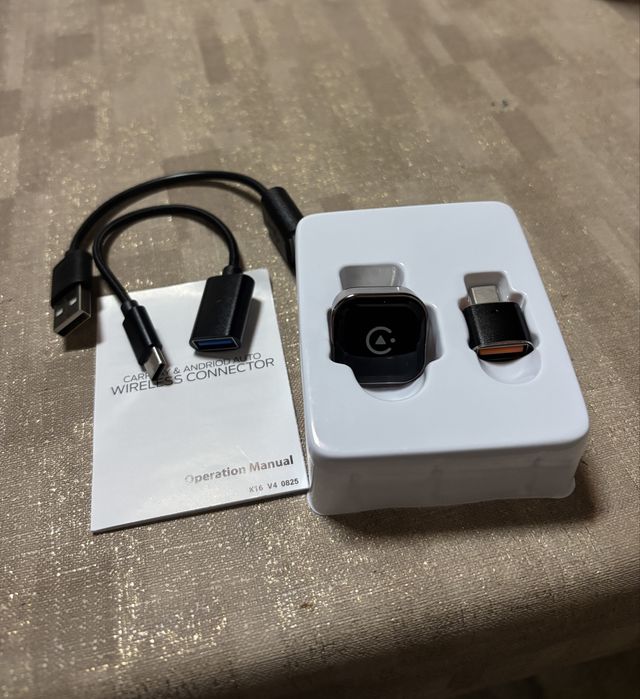 Adaptor Car Play & Android Auto Wireless.