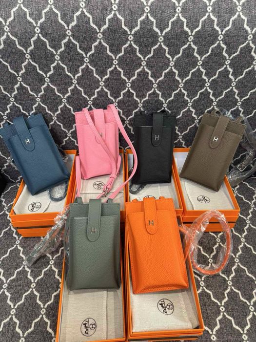 Чанти Hermes от естествена кожа