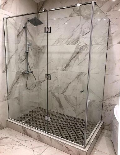 Душевые стеклянные перегородки