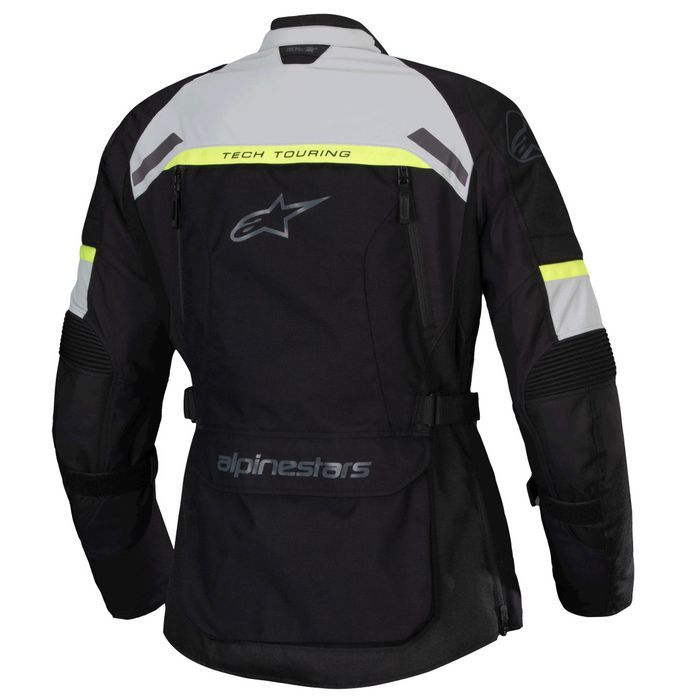 Geacă dama Alpinestars Stella Bogota Pro Drystar negru/gri/galben fluo
