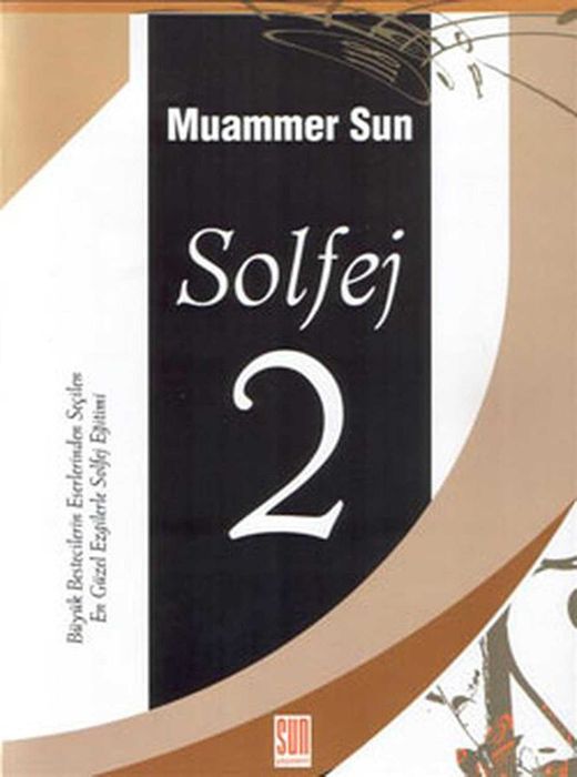 Комплект Muammer Sun Solfej 1 и 2, CD, учебници по музика и теория, ноти, на турски език