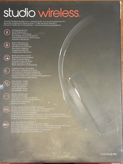 Beats studio wireless (оригинал)