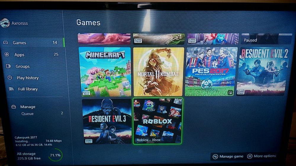 Xbox one x 1tb 4k/60 fps OBMEN BOR