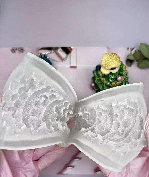 Силиконовая форма Змея на елке