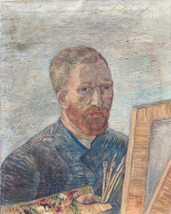 Vincent van Gogh Autoportret, Tablou vechi, lucrare deosebita.