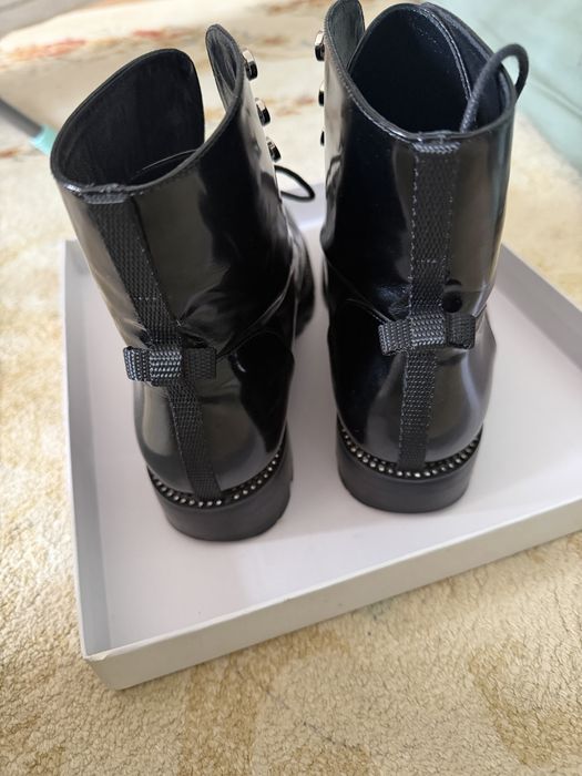 Ботинки Диор лакированные