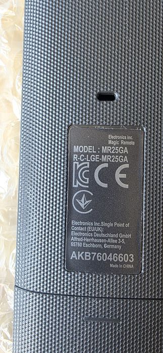 Дистанционно управление MR25GA за LG 2024 2025 година