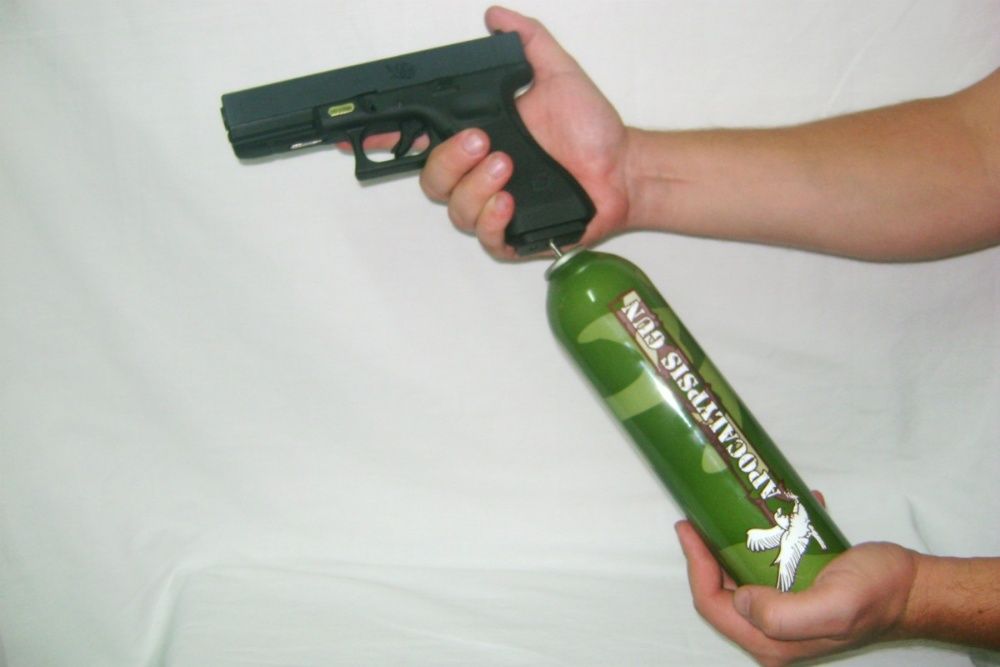 ~MODEL NOU~!! Pistol Glock Airsoft Semi-Automat (MODIFICAT) Co2 Gaz
