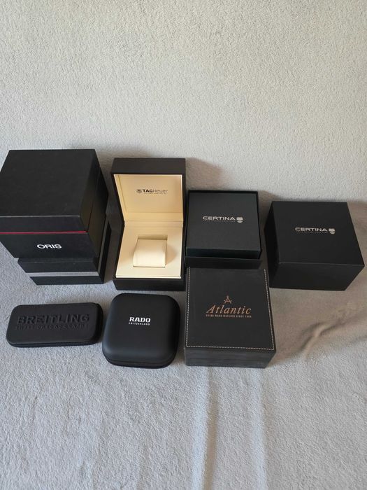 Cutie,cutii ceas- Tissot Citizen Doxa Seiko, Fossil Orient,MK,etc.