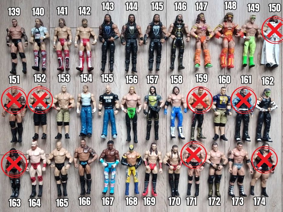 Екшън Фигурки WWE Кеч Pro-Wrestling Action Figures Ambrose Hogan Cena