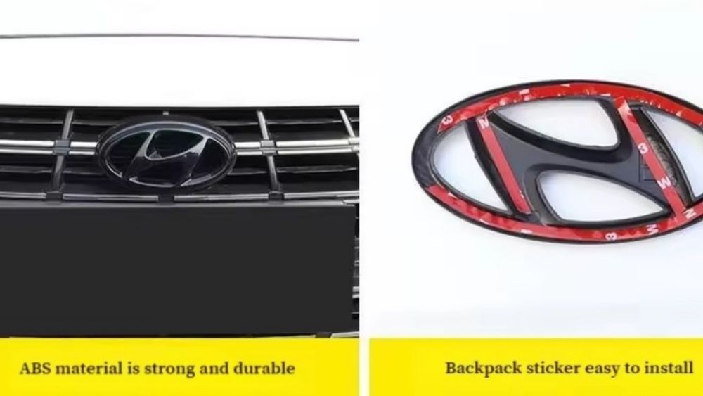 Emblema / Stema neagra Hyundai Tucson nx4  2021 - 2024