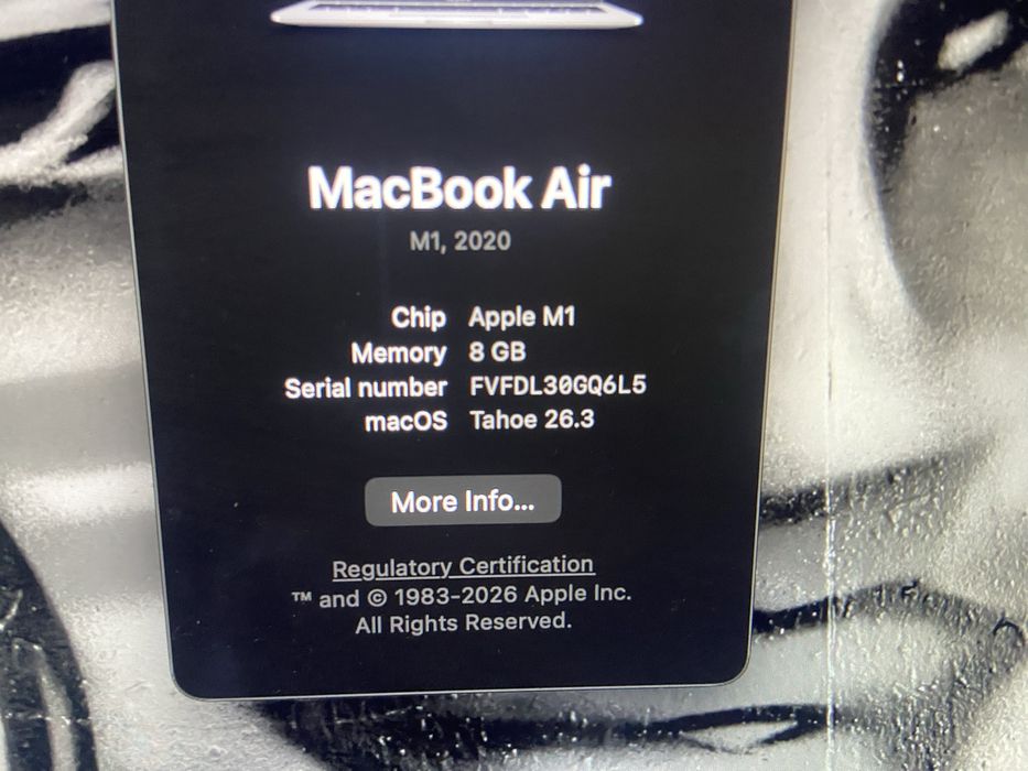 Macbook Air M1 512GB 8GB Ram