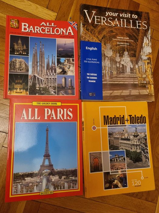 Vand albume Paris, Versailles, Barcelona, Madrid, Toledo, Schonbrunn