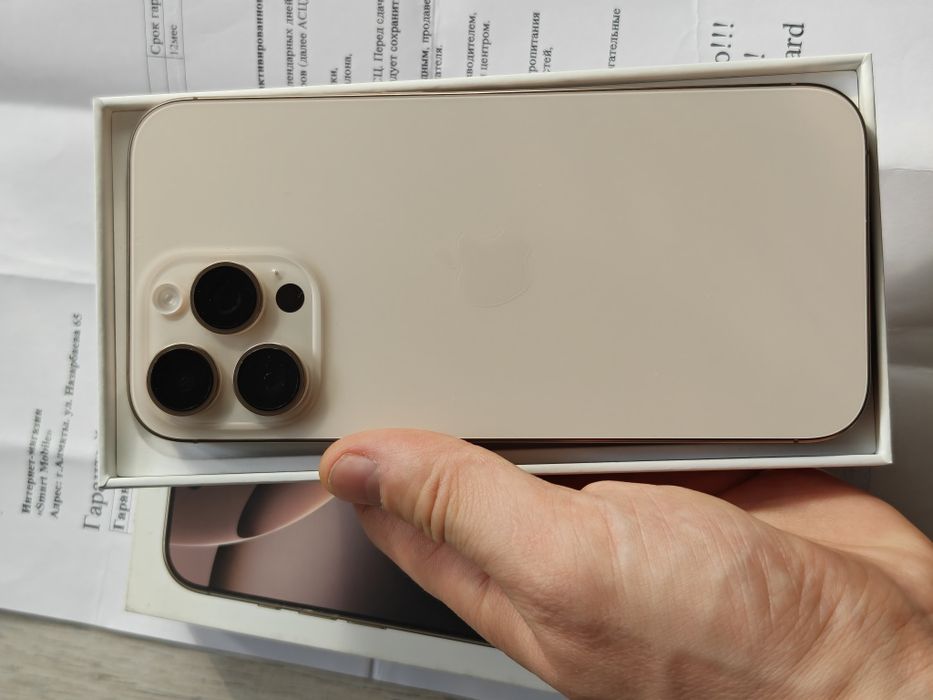 iPhone 16 Pro Max 256 gb akb 100