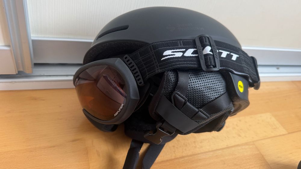 Set casca sweet protection S M mips ochelari scott 53 56 ski snowboard