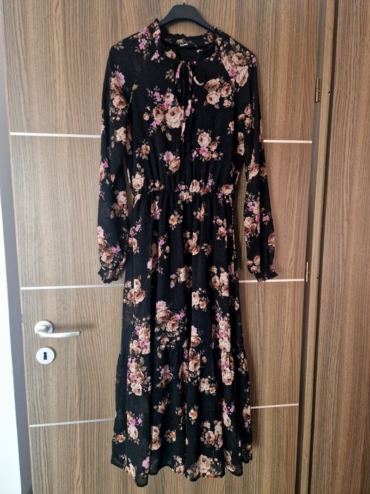 Rochie midi imprimeu floral