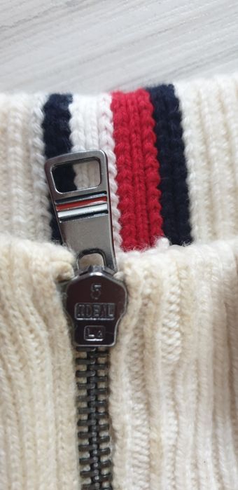 Tommy Hilfiger Wool  Half Zip XL ОРИГИНАЛ! Мъжка Вълнена Жилетка с 3/4