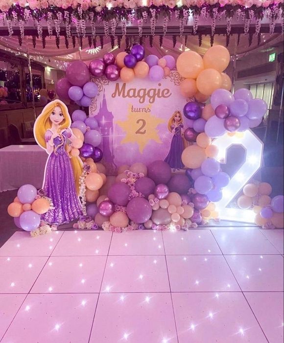 Фотозоны, оформление шарами, баннер на день рождения