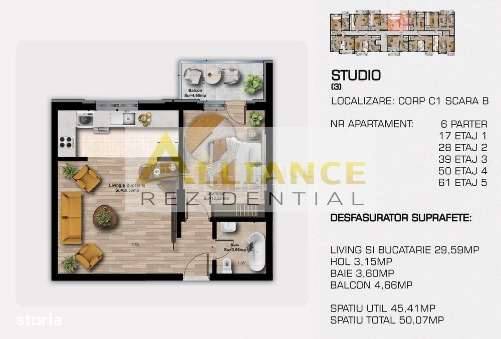 Studio Premium De Vânzare Complex Nou, 5 Minute Metrou Berceni