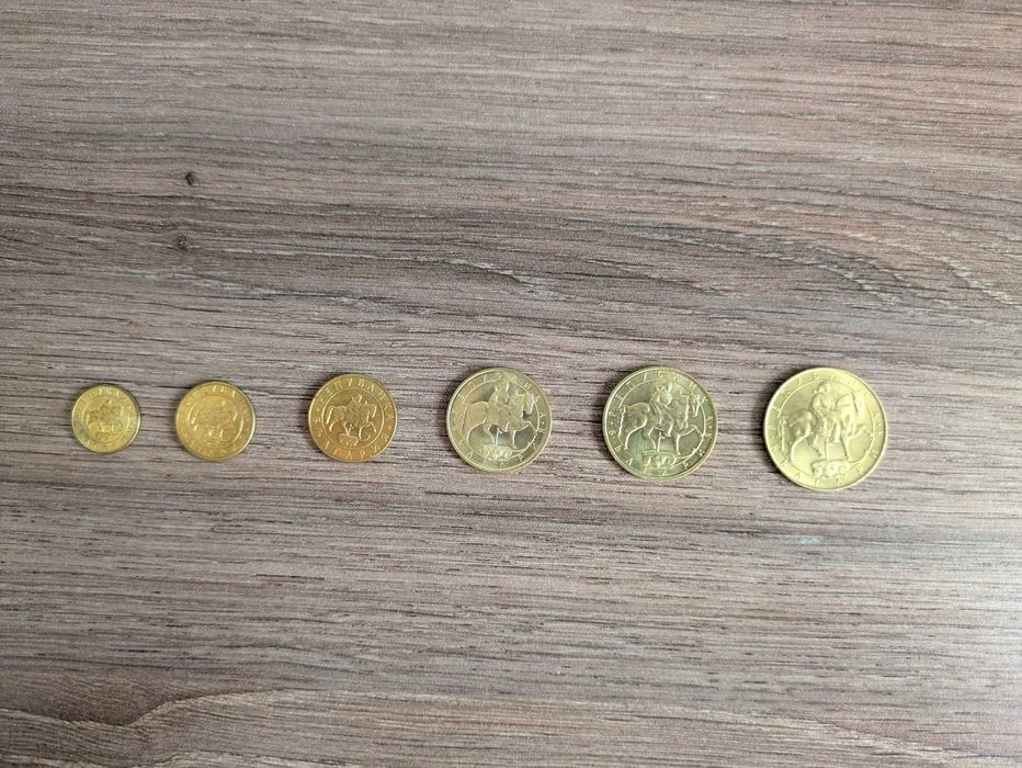 България лот монети 1992 и 1997 година