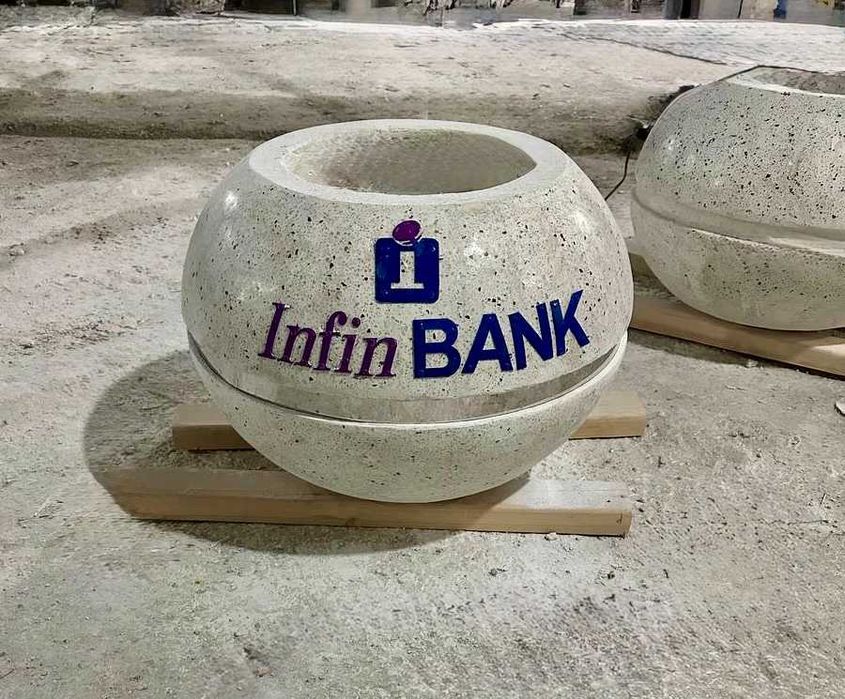 Кашпо, гул тувак горшки вазоны для цветов с логотипом |всё модель есть