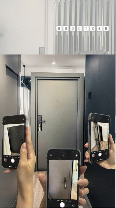 Входна врата за външни условия Gray