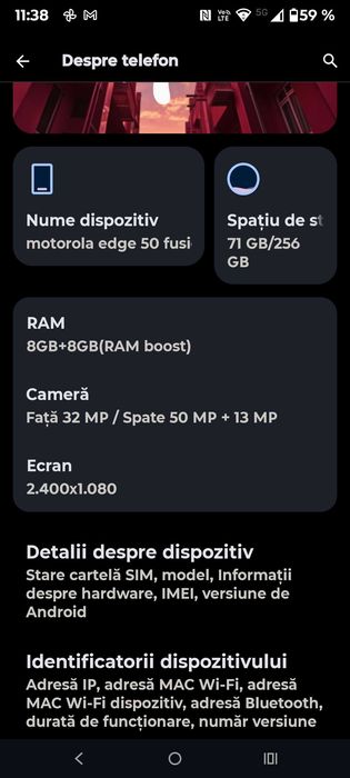 Motorola Edge 50 Fusion, Dual SIM, 256GB, 8GB