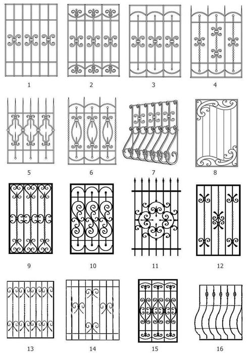 Решетки для окна