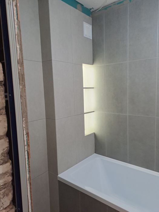 Укладка кафель санузел под ключ.