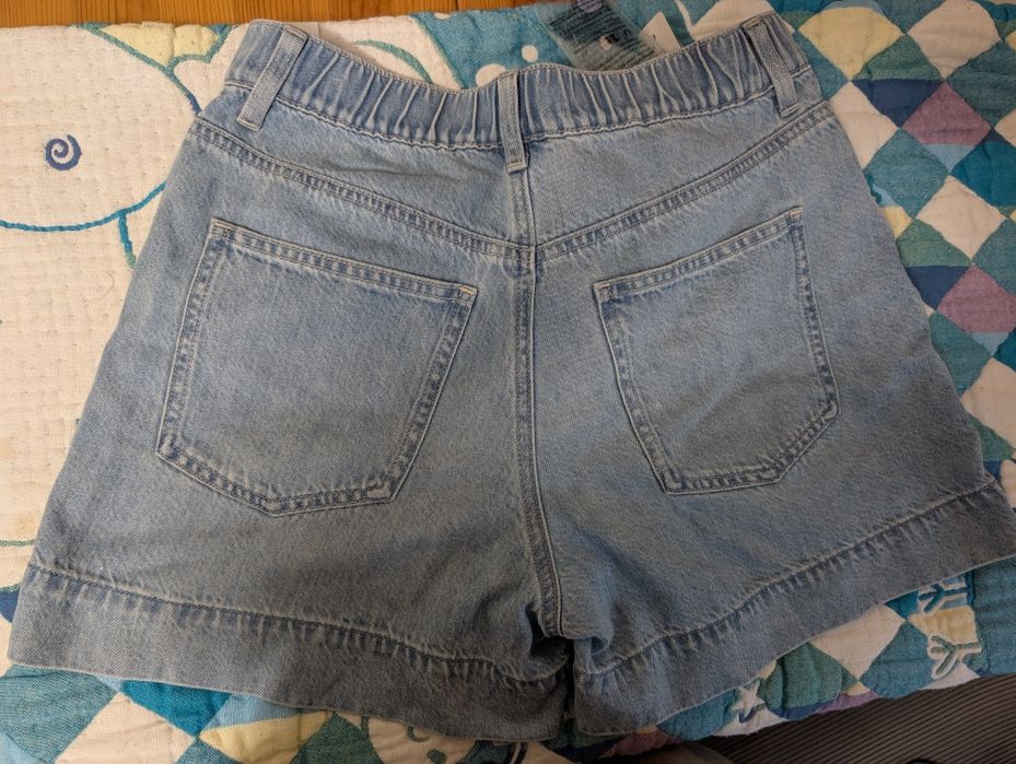 Юбка-шорты юникло джинсовые