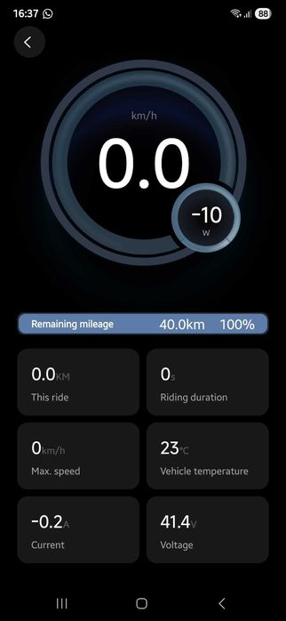 Trotineta electrica NINEBOT E2 Pro, 10 inch, negru, 100km mersi